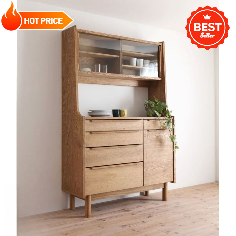 Rak Dapur Kayu Jati | Lemari Penyimpanan Minimalis | Furniture Dapur Handmade Jepara