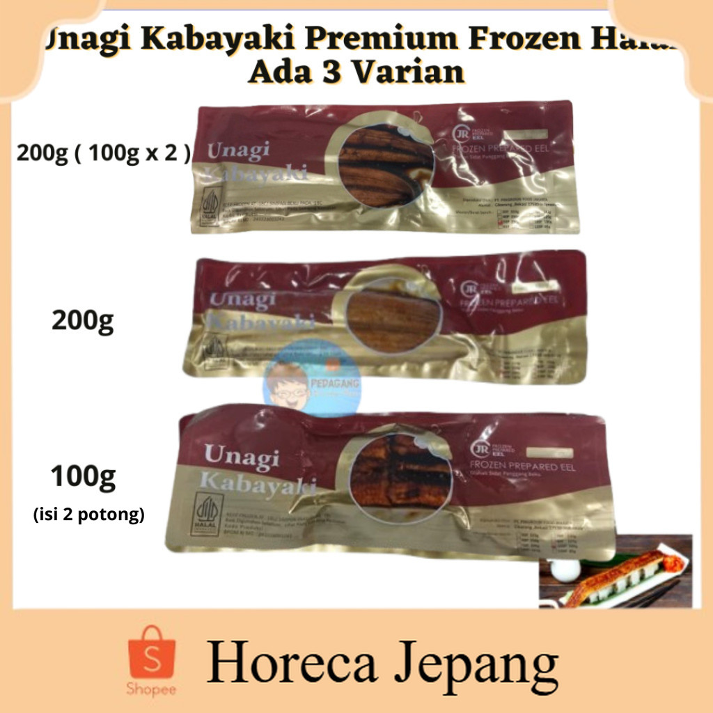 Unagi Kabayaki Premium Frozen Halal/ Unagi Kabayaki/ Unagi