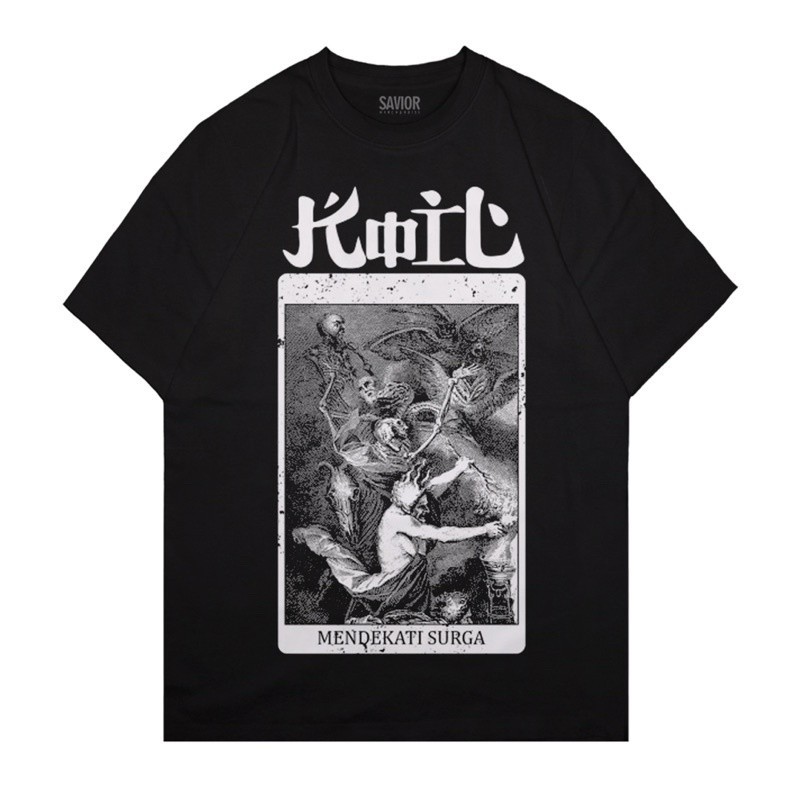 XtremeMerch Koil "Mendekati Surga" Oversized Kaos 100% Original Tshirt