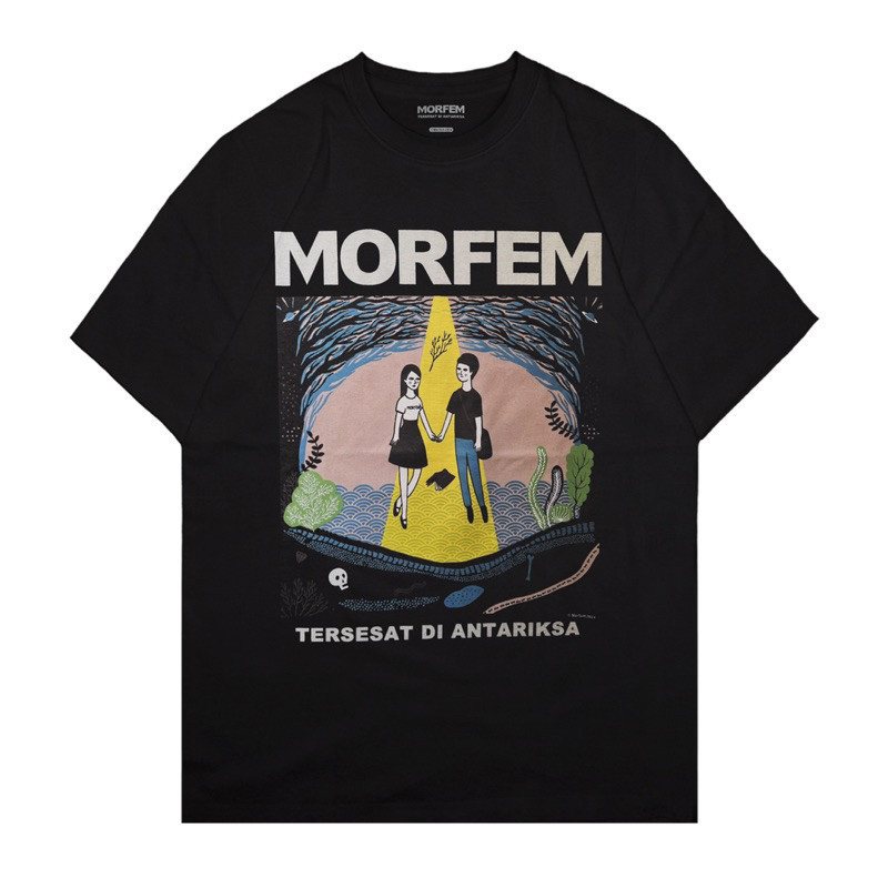 XtremeMerch Morfem "Tersesat Di Antariksa" Oversized Kaos 100% Original Tshirt