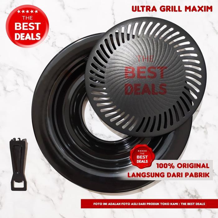 [  Promo ]  ||  Ultra Grill Maxim panggangan BBQ barbecue bulat 25 cm - no extra bubble