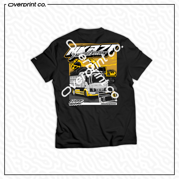 KAOS TRUK ISUZU ELF NKR71 DUMP | KAOS TRUK KATUN COMBED  BISA COD