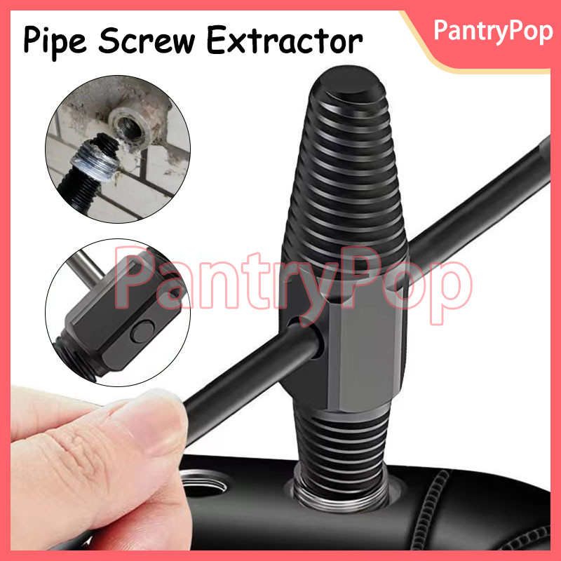 Alat Pembuka Keran Air Kran Patah Pipe Screw / Karat Rusak Patah Broken Pipe Extractor / 1/2" - 3/4"