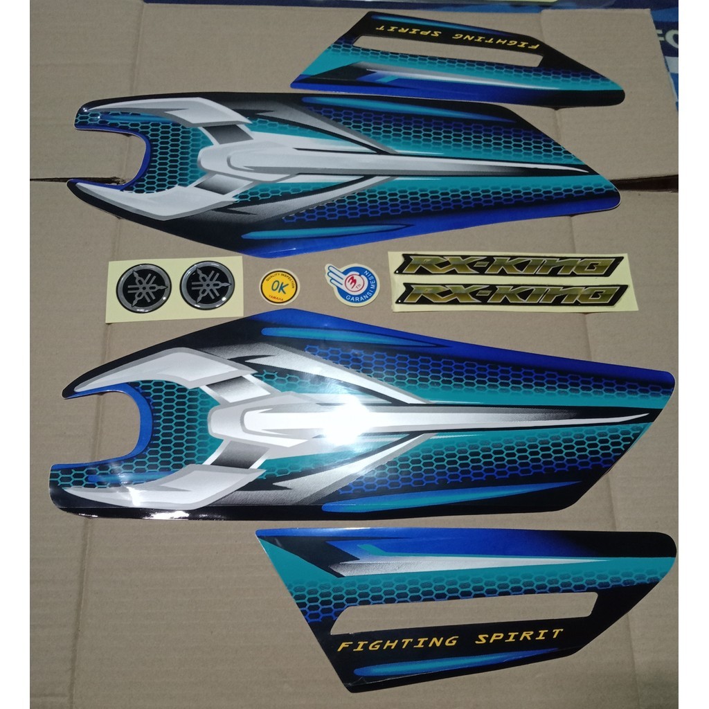 STRIPING BODY RX KING 2007 BIRU STRIPPING RX KING 2007 ORI YAMAHA
