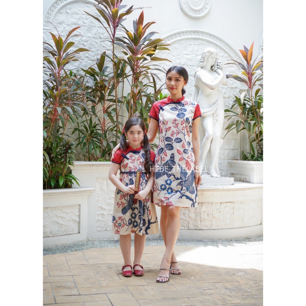 AF KIDS Akemi Batik Cheongsam - ( Available Couple Dewasa & Anak )