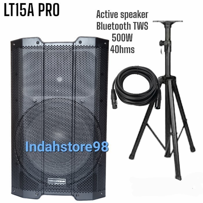 Speaker Aktif 15 Inch Recording Tech LT15A Pro Bluetooth 500W Original