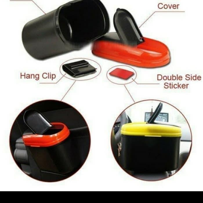 Tempat Sampah Mobil Mini Calya Sigra - Merah