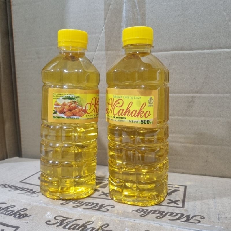 Minyak Goreng 500ML Kemasan Botol Mahako Minyak Goreng 500 ML