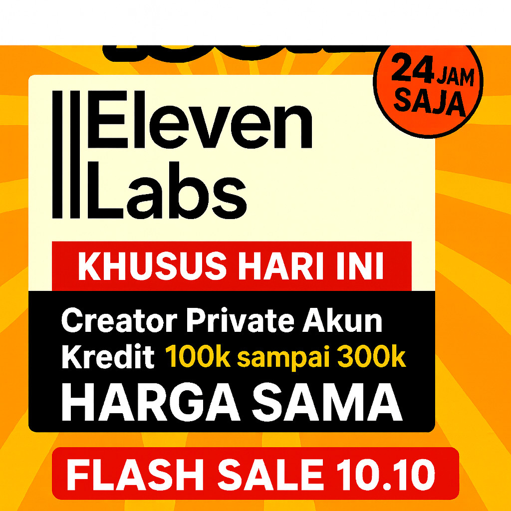 ELEVENLABS CREATOR PREMIUM AI  / Eleven Labs Premium