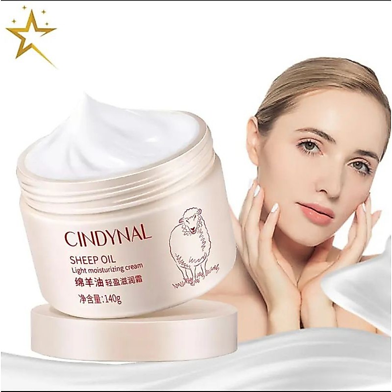 Cindynal Sheep Oil Moisturizing Cream 140g