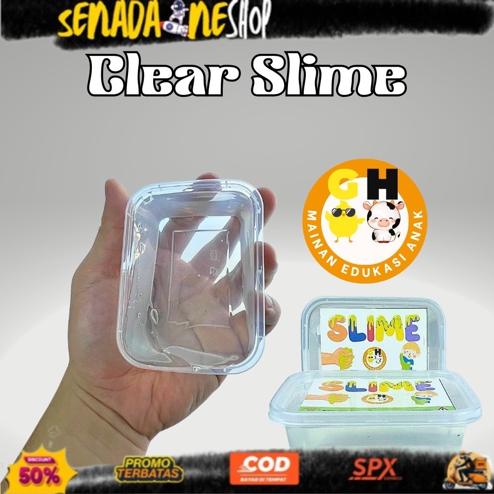 BAGUS Mainan Slime Clear Slime Permen Candy Tofu Jiggly byGHEduPlay PUSAT GROSIR