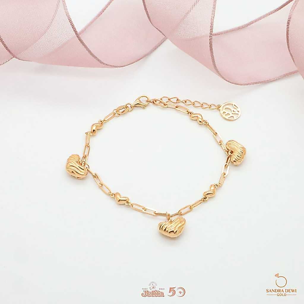 Gelang RG Golden Love Story Collection - BC240177 SdwGold755 18K