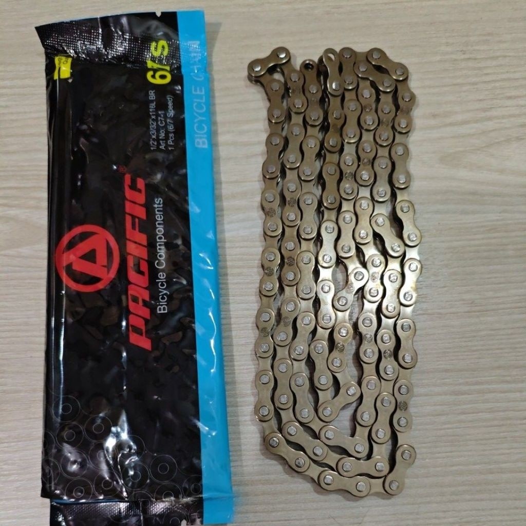 rantai operan gigi 6/7 speed pacific sepeda lipat mtb federal minion rb