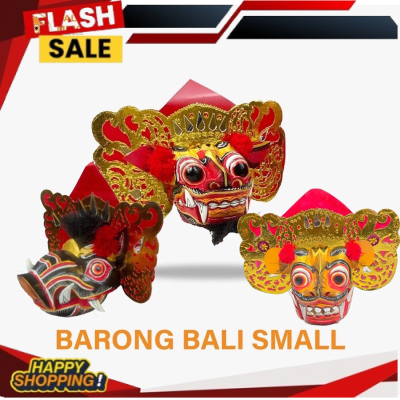 Topeng Barong- Tapel Barong - Barong Bali - Miniature Barong - Kerajinan Bali - Topeng Kayu - Tapel 