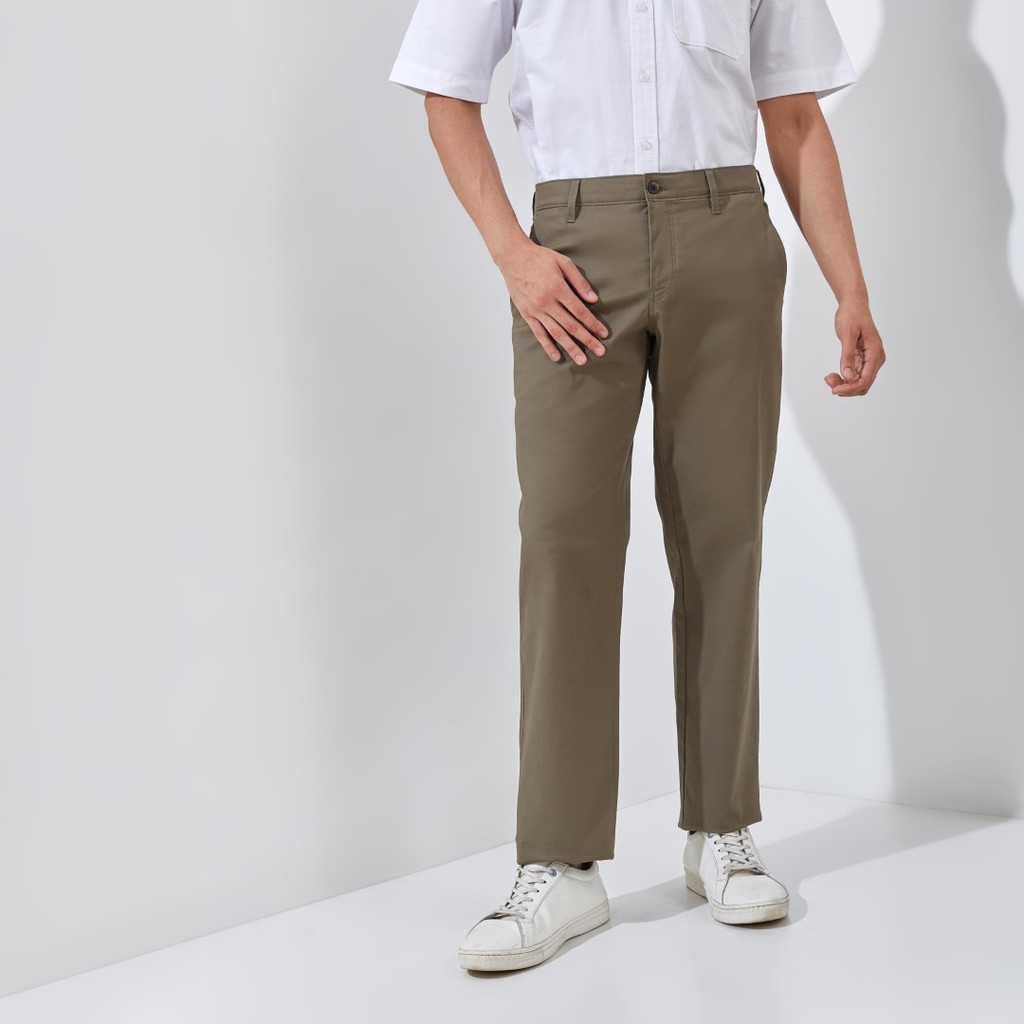 Jack Nicklaus Dawson Celana Panjang Pria Regular Fit Olive