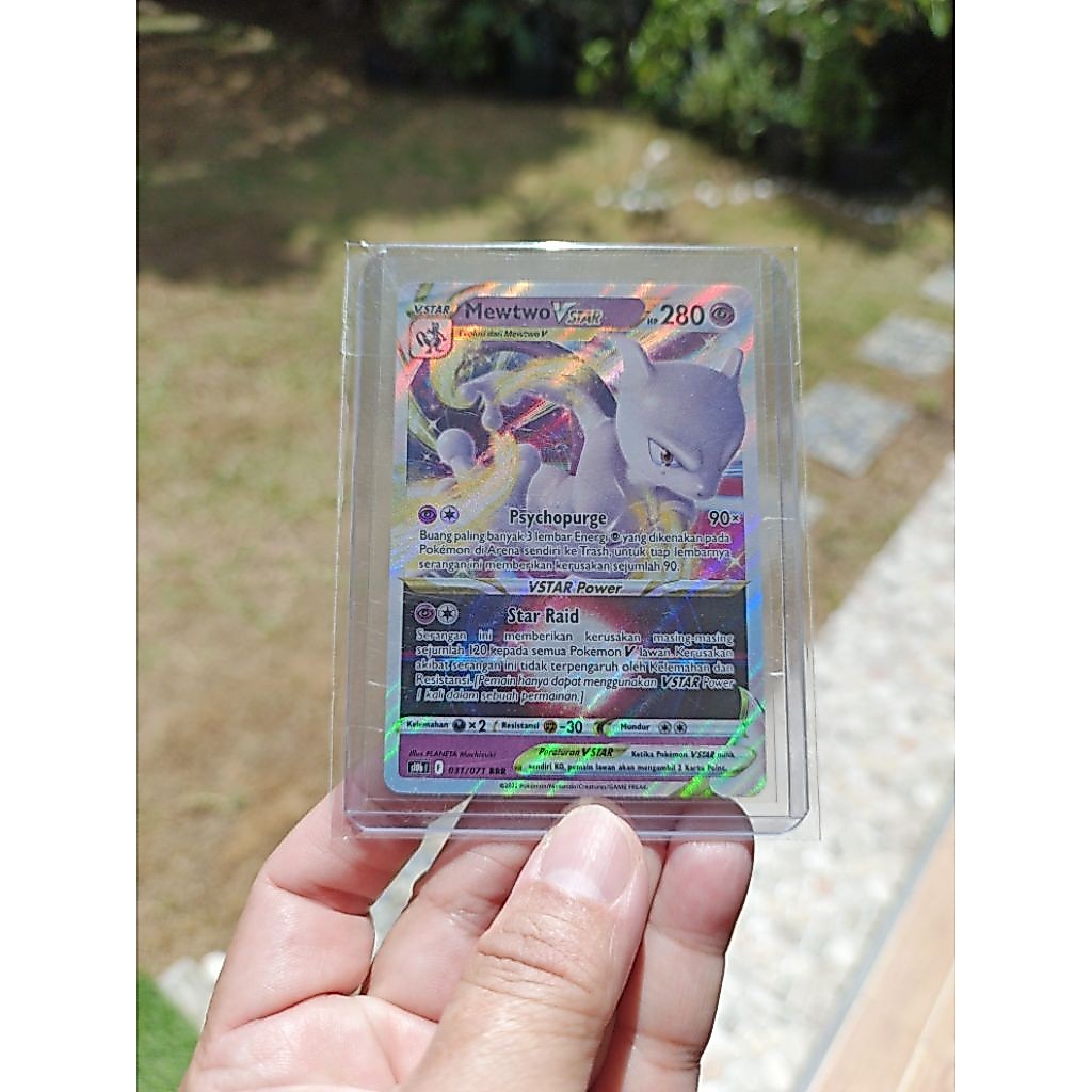kartu pokemon Indo Holo 2022 Mewtwo VSTAR