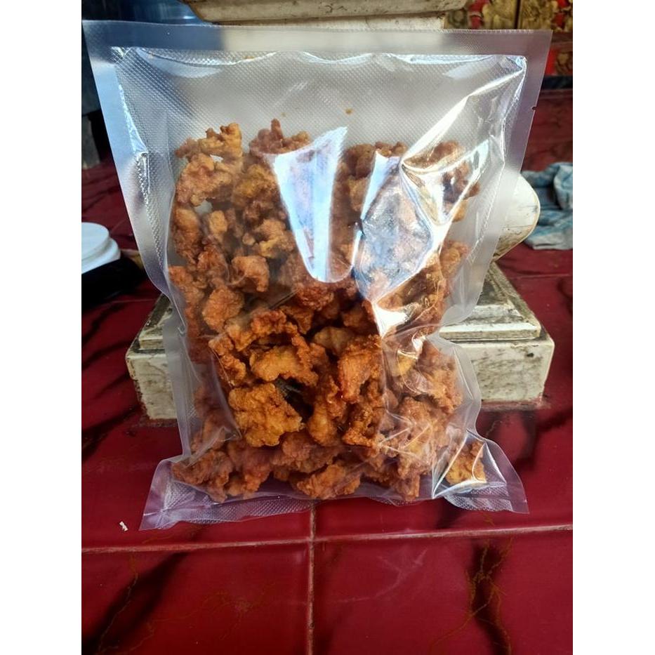 Gorengan Merah Lemak Babi Goreng - Lezat Dari Lekam Babi Pilihan & Rempah Khas Bali - 250 gr