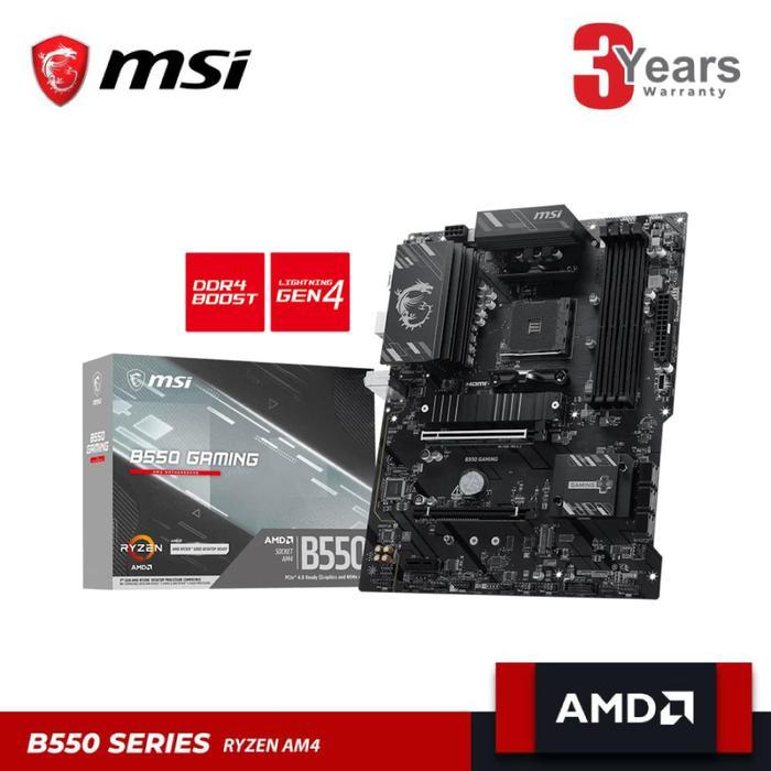 MSI B550 GAMING | Motherboard AMD B550 AM4 DDR4 ATX