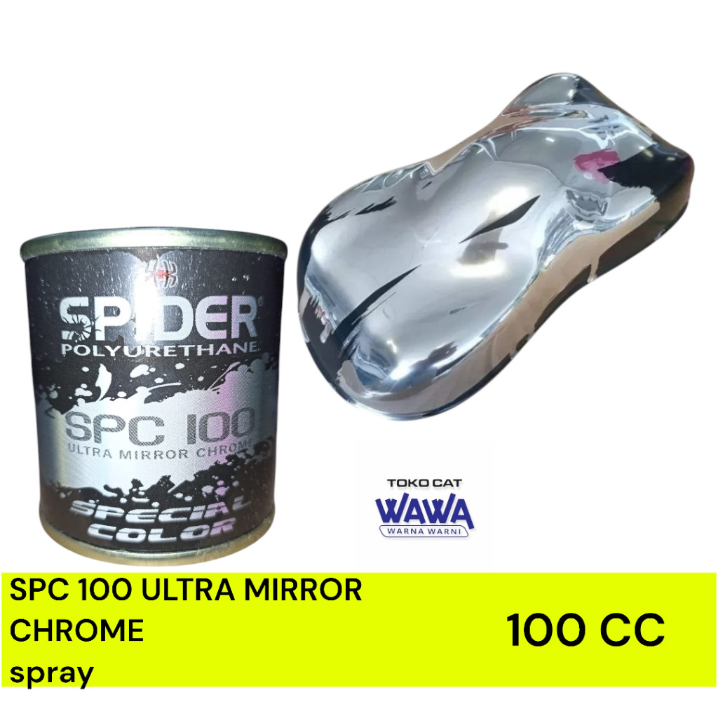 cat chrome spider pu ultra mirror chrome spc 100 | 100cc spray     Berkualitas