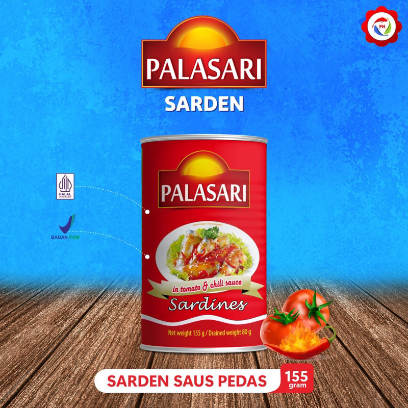 Palasari Sarden Saus Tomat dan Cabe 155gr