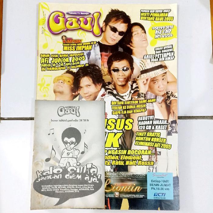tabloid remaja gaul edisi 24 Tahun IV 16-22 Juni 2005 - Edisi khusus musik - poster belakang Kaka Sl