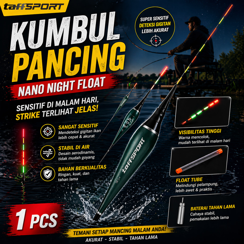 Pelampung Pancing LED Kumbul Luminous 1 PCS