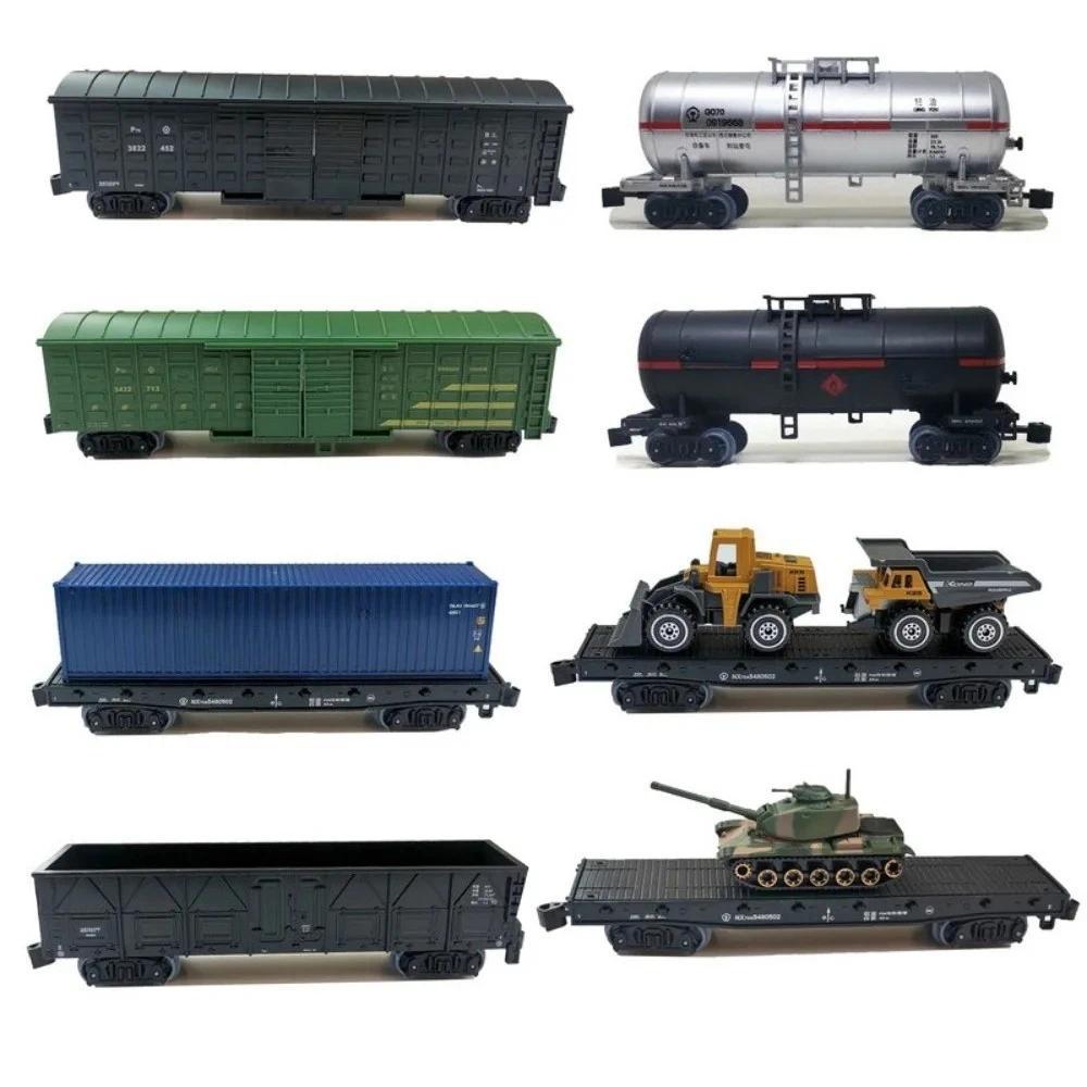 Fenfa Simulation Train Model Toy Railway Train Toy Truck Oil Tank Flat Small Train Toys