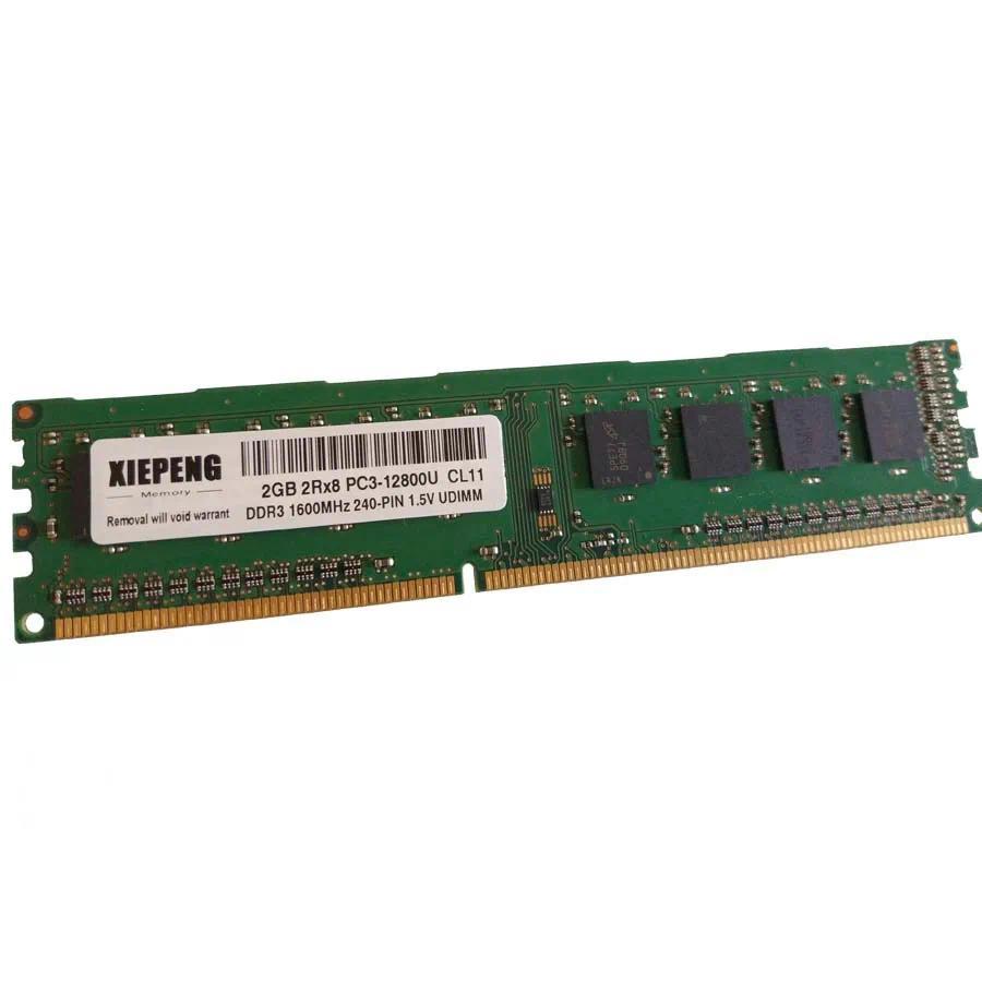 PC Memory 8GB DDR3 1600MHz 4GB 2Rx8 PC3-12800U NON ECC RAM 8G PC3 12800 for DELL Aliene Aurora R4 X5