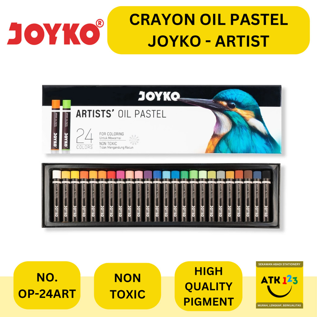 JOYKO Crayon Oil Pastel Artist Joyko OP-24ART 24 Warna