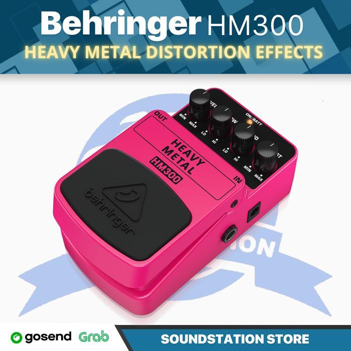 Behringer HM300 Heavy Metal Distortion Pedal Effect - Efek Gitar