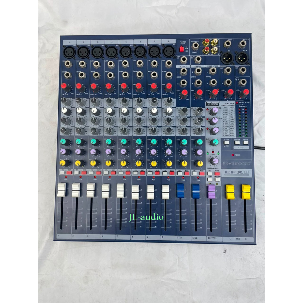 MIXER AUDIO EFX8/EFX 8 ( 8 CHANNEL ) EFFECT LEXICON