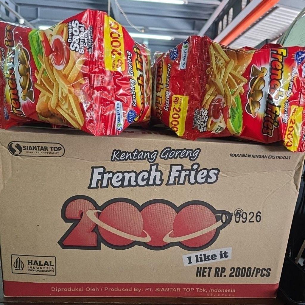 Siantar Top French Fries 2000 – Kentang Goreng Snack 1dus