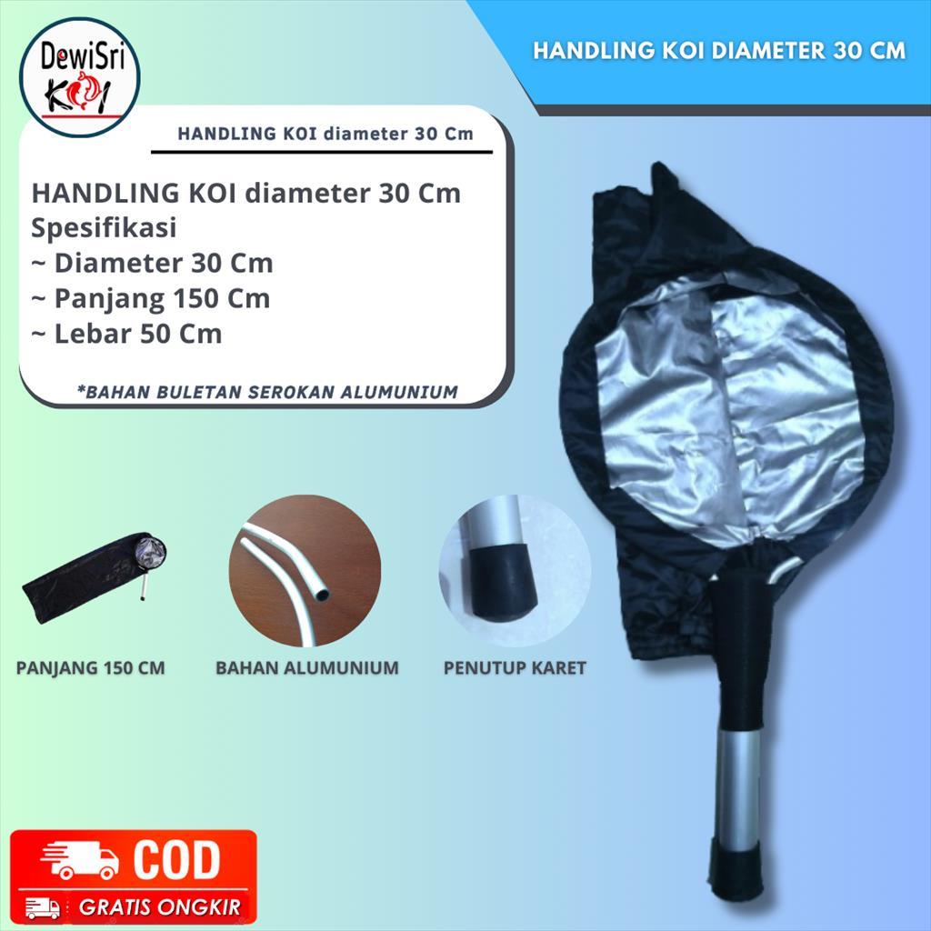Serokan serok seser handling angkat ikan koi / handling koi
