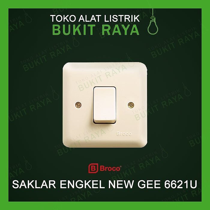 6621U Broco Saklar Engkel New Gee Single Switch