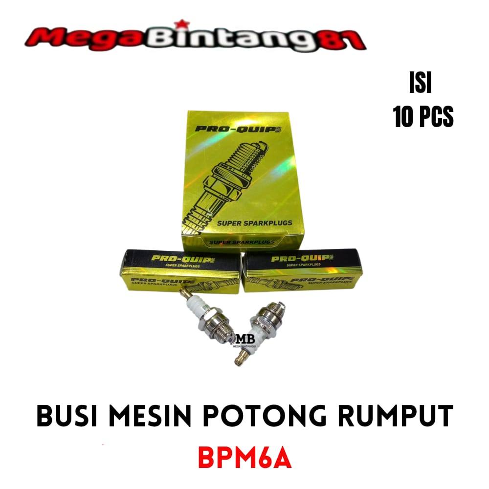 busi mesin potong rumput busi mesin rumput mini tiller isi 10 pcs