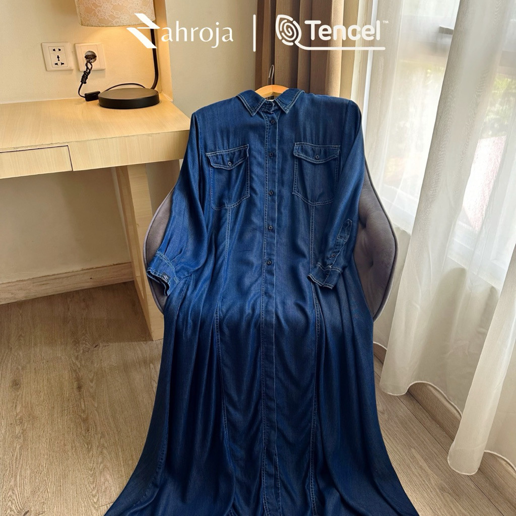 Abaya Gamis Natural Fabric / TENCEL / Eco-Friendly / gamis abaya umroh haji