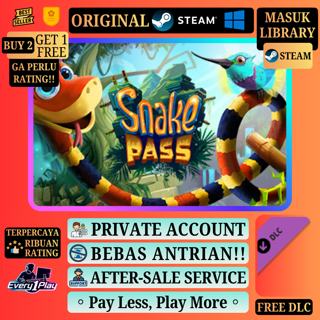 Snake Pass Game Steam - Games PC Laptop Windows