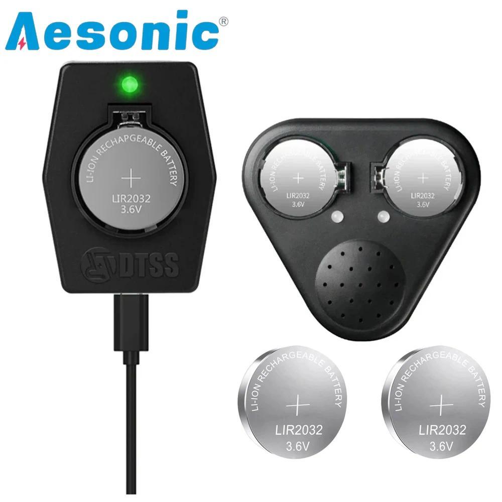 2PCS LIR2032 Rechargeable Battery with Portable Charger for LIR1632 LIR2032H LIR2025 LIR2016 Type-C 