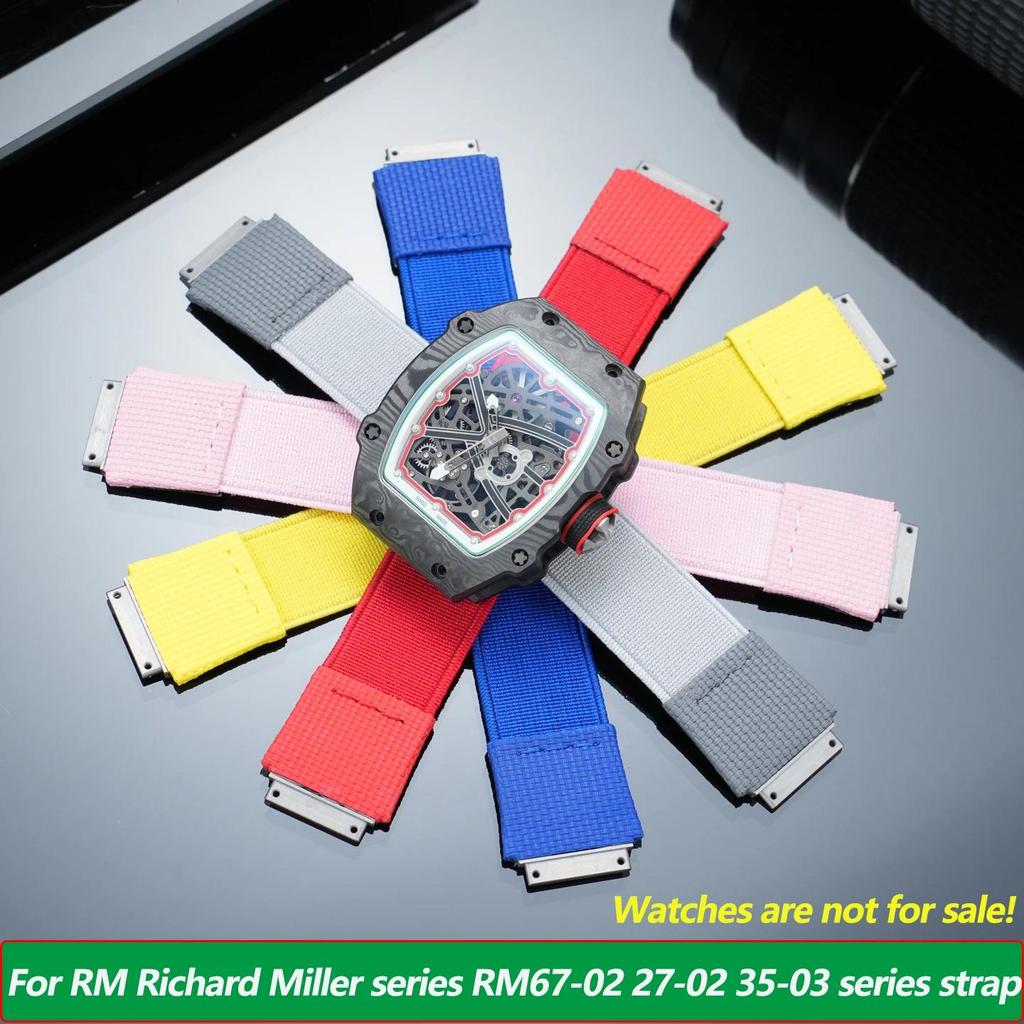 Customized FKM Strap For RM Richard Miller watch RM67 RM67-02 67-01 RM35-02 RM055 Series New Elastic