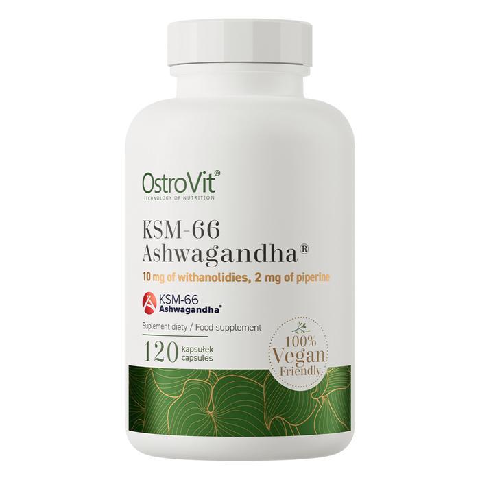 OstroVit KSM-66 Ashwagandha 120 Kapsul Obat Suplemen Testosterone Kekuatan dan Konsentrasi Herbal Al