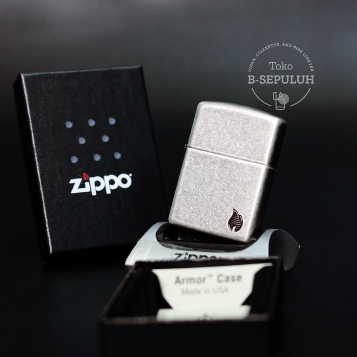Zippo Armor Series Flame Antique Silver 46399