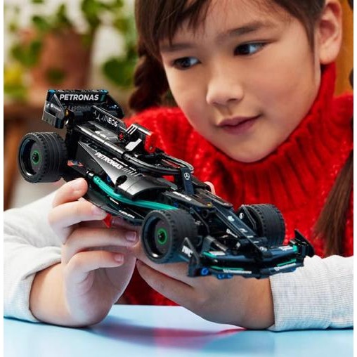 Mainan Rakit Building Block Formula F1 AMG Pullback