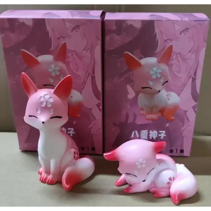 Games Genshin Impact Yae Miko Cartoon Anime Figure Genshin Impact Yae Miko Fox Action Figure Collect