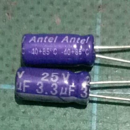 (BACA DESKRIPSI!!) KAPASITOR / ELCO 3,3uf 3,3 uf 25V