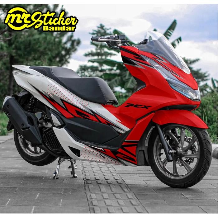 Decal PCX Full Body Decal Motor PCX Dekal Stiker Full Blok PCX 160 PCX 150 Halftone grafis Motorcycl