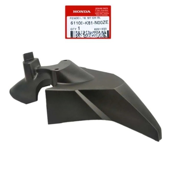 61100K81N00ZE Slebor Spakbor Depan Beat Eco Street K81 2016 - 2019 Hitam Dof Ori AHM 61100K81N00ZE