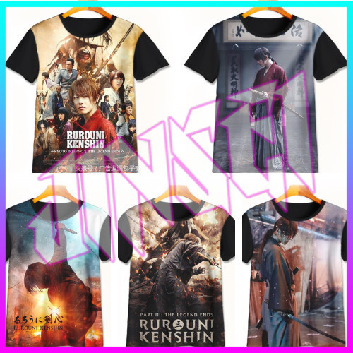 Kaos Samurai X 3D Keren | Kaos Batosai | Baju Batosai Murah Untuk Anak Umur 1-12 Tahun - Jinsei