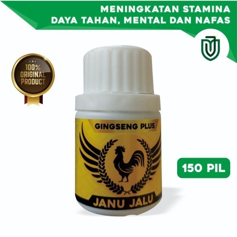 Thailand - JAMU AYAM GINGSENG PLUS Janu Jalu Doping Ayam Laga Tarung Suplemen Penambah Stamina Ayam 