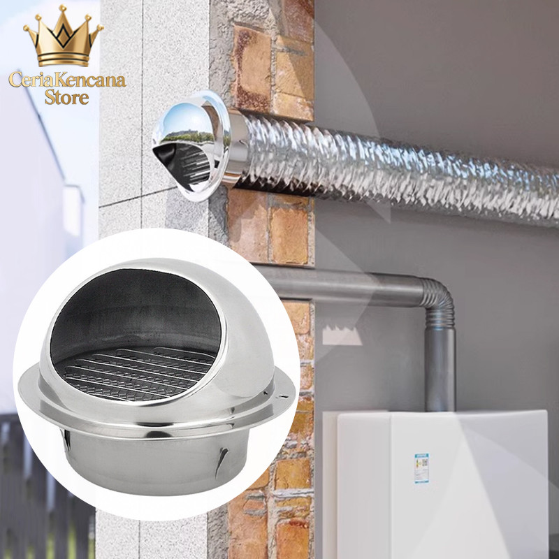 Ventilasi Udara Exhaust Stainless Steel Exhaust Grille Wall Air Vent Grille Ducting Ventilasi Udara