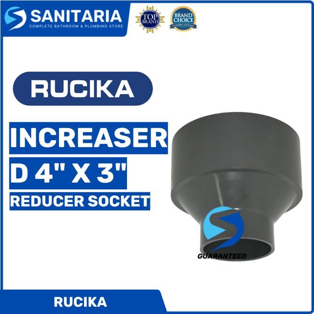 Increaser D 4" X 3" Rucika/Reducer Socket D 4" X 3" Rucika